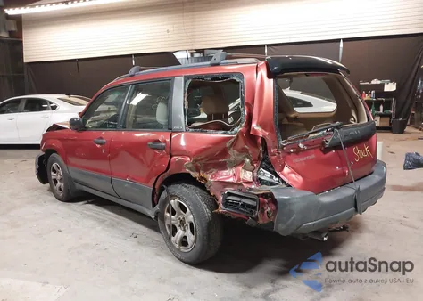 2004 Subaru Forester 2.5X from USA, damaged, VIN JF1SG63604H722007